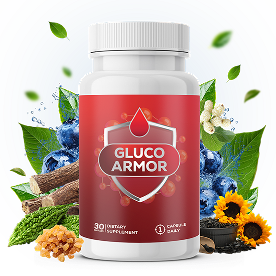 Gluco Armor supplement bottle